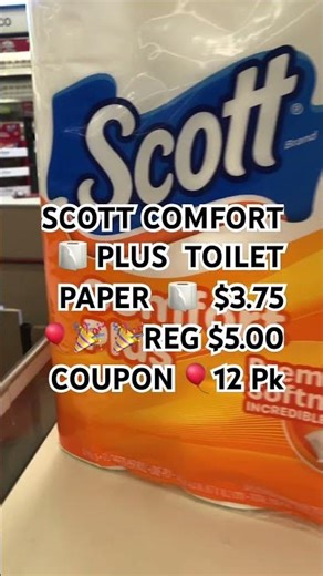 🎈Scott Comfort Plus $3.75 WALGREENS 🎉