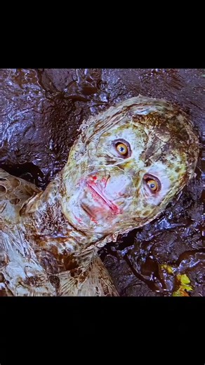 Watch this incredible transformation of a snake woman.
