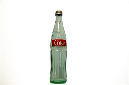 1980's Vintage Glass Coke Bottle With Metal Coke Lid - Etsy