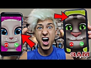 DO NOT CALL TALKING TOM AND TALKING ANGELA AT 3AM!! *OMG THEY CAME TO MY HOUSE*