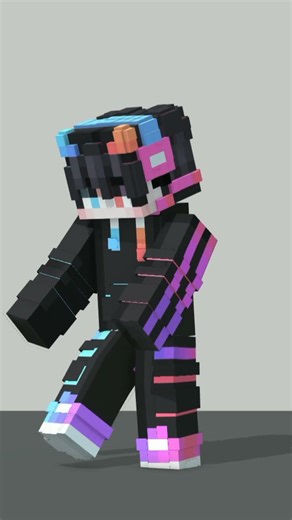 Minecraft animation template #minecraft #prisma3d #shorts