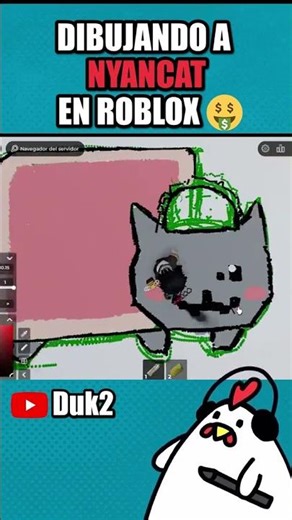 Dibujando a Nyancat en roblox con Spray Paint🤠🤠 #spraypaint #roblox #robloxdibujos