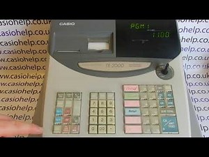 Quick Time Change Tutorial Casio TE-2000 / TE2000 / TE-100 / TE100 / PCR-T2000 / PCR-T100 / PCRT2000