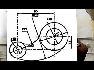 Tangency in Technical Drawing: How to Connect Circles, Arcs & Lines