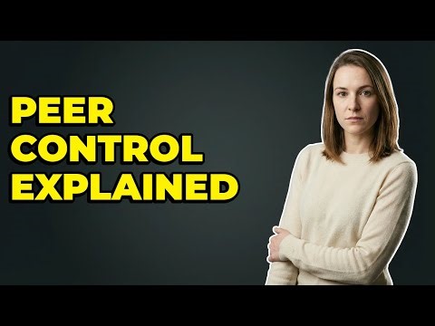 How Do Peers Use Informal Control Methods?