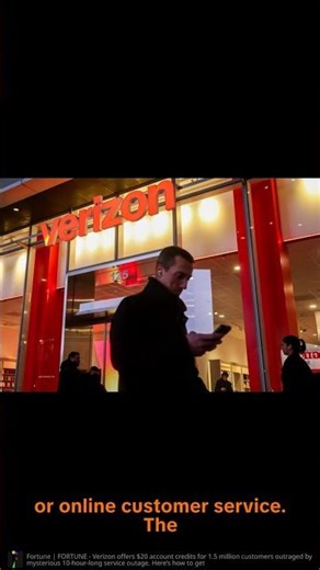 Verizons 20 Credit After 1.5M-Report Outage Sparks Fresh Outrage
