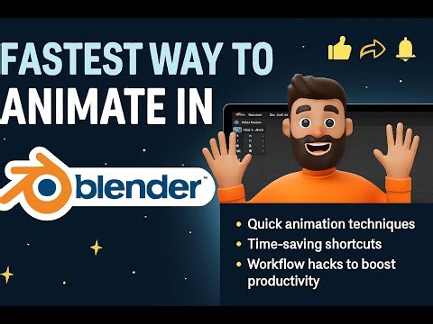 Fastest Way to Animate in Blender | Quick Tips for Beginners