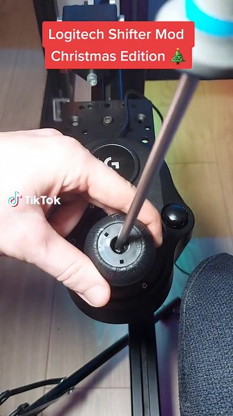 Logitech Shifter Mod Christmas Edition #foryou #logitech #logitechg29 #logitechg920 #trending #viral