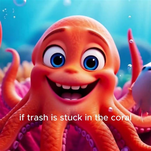 ollie the helpful octopus #cartoon #funny #cute #animated #animation #love #disney #kids