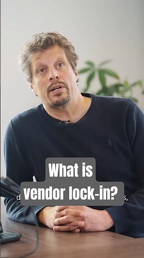 What is vendor lock-in, and how can you avoid it? | Dirk Van de Poel, CPO at Klarrio