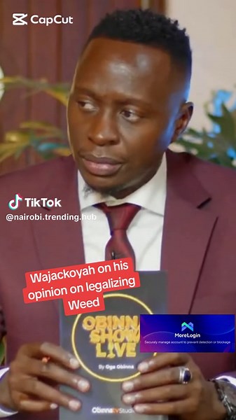 WAJACKOYAH on his opinion on legalizing weed.😂😂 #wajackoyah #obinnatvshow #ObinnaShowLive #obinnatvextra #obinnatv #fyp #tiktokkenya🇰🇪 #fypシ゚viral #fyp