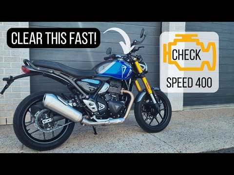 Triumph Speed 400 Check Engine Light Reset (Fast & Simple)