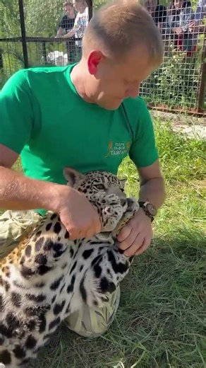 Oleg Zubkov - The Lion Man and His Leopard
