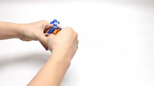 Watch B-184 Custom Bey Launcher LR Left Right Spin DB Layer System on Amazon Live