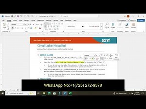 NP_EX19_6A || Oval Lake Hospital || Excel Module 6 SAM Project 1a