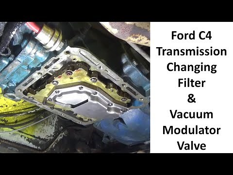 1965 Mustang - Changing the Transmission Filter and Vacuum Modulator Valve C4