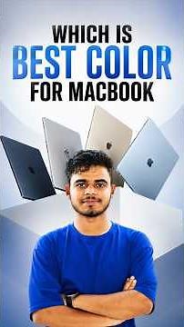 Which MacBook Color is the BEST? 🤔 Midnight vs Silver vs Starlight vs Sky Blue #shorts