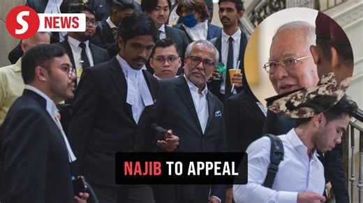 Datuk Seri Najib Razak will file an appeal on Dec 29 against the High Court’s decision, according to the former prime minister's lead counsel Tan Sri Muhammad Shafee Abdullah, signalling the legal team’s intention to challenge the ruling at the Court of Appeal. On Friday (Dec 26), the High Court in Putrajaya found Najib guilty on all 25 abuse of power and money laundering charges involving RM2.3bil from 1MDB funds. Read more at https://tinyurl.com/2hdu7zdp WATCH MORE: https://thestartv.com/c/new