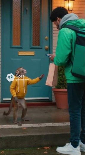 “Monkey Having a Hilarious Human-Style Conversation #TalkingMonkey #MonkeyComedy #FunnyAnimalVideo