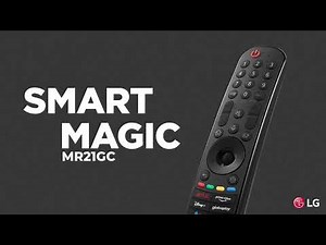 Controle Remoto LG Smart Magic MR21GC Com NFC Para TV's 2021 Série Qned, Nano95 e Oled A1, C1 e G1