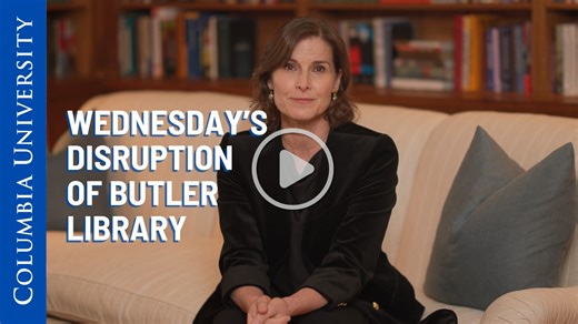 Wednesday’s Disruption of Butler Library