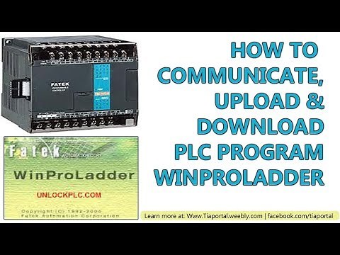 5- How to Communicate, Upload & Download PLC program in Fatek PLC Winproladder Software