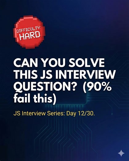 Logic & Layout | Frontend & AI. on Instagram: "STOP scrolling if you call yourself a Senior Dev! 🛑 JavaScript equality can be a total nightmare in technical interviews. Even with 5+ years of experience, the difference between Abstract and Strict equality trips people up under pressure. 🤯 Day 12/30 of the JS Interview Series is here to test your fundamental knowledge. THE CHALLENGE: Look at the code in the slides. What exactly prints to the console? 👇 Drop your answer below: [True/False] or [F
