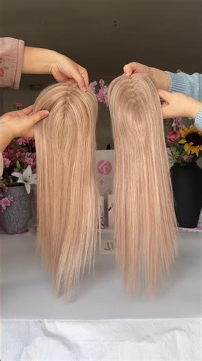 Silk base VS Mono base topper . WA +8619026838669 .