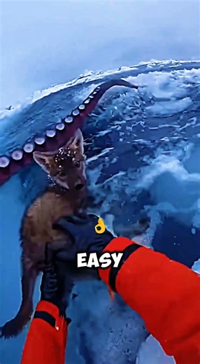🐺❄️ Arctic Rescue: Hero Saves Wolf Pup From Giant Octopus! 🐙🚁