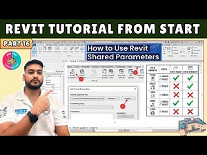 #16 Revit Tutorial: How to create Shared Parameters in Revit?
