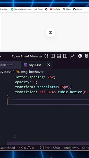 SS Button Expand on Hover and animation #coding #animatedbutton