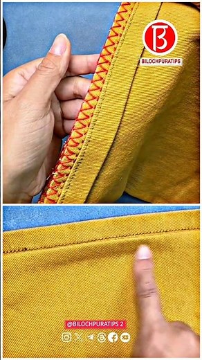 Change the length of your pants at home