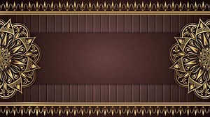 Download Animated video, rotating ornament mandala for free