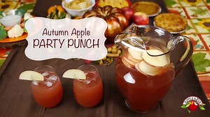 Need the perfect refreshment for your next get-together? Try our Autumn Party Punch! Watch this video for a step-by-step guide to making this delicious drink. | Apple & Eve