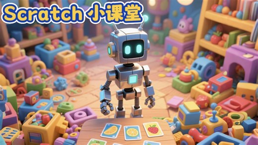 Scratch 小课堂：水果卡牌翻翻乐