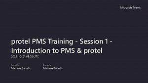 protel PMS Training - Session 1 - Introduction to PMS & protel