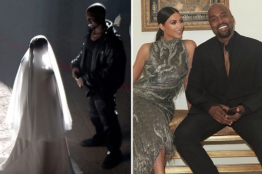 Kim wore wedding dress in Kanye's Donda party to 'support him and his art'