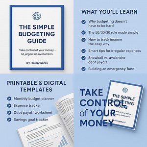 The Simple Budgeting Guide | Take Control of Your Money (no Jargon, No Overwhelm) - Etsy
