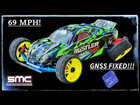 Traxxas Rustler VXL GNSS Fixed: 69 MPH!!!