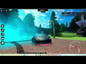 roblox drift paradise /map Jungle /car lamborghini huracan