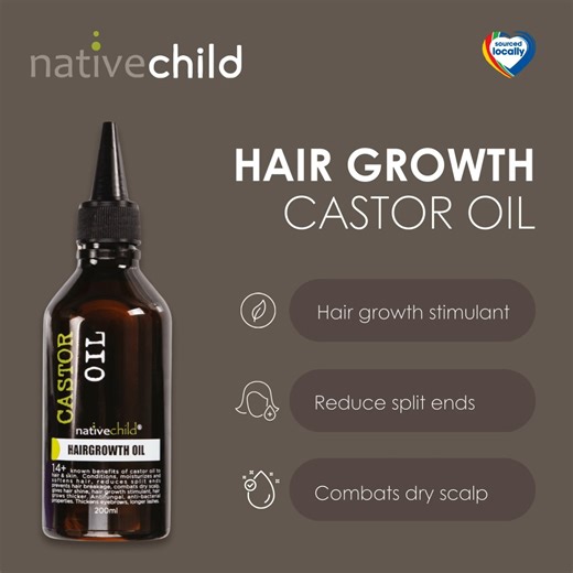 11K views · 136 reactions | Say hello to longer, stronger locks ‍♀️ Nativechild Hair Growth Stimulating Castor Oil is enriched with 100% cold-pressed goodness and organic essential oils like rosemary and peppermint for maximum results in every drop.❤️ Shop in store or online > bit.ly/3XBLAKJ #nativechildco #veganhaircare #hairprotection #naturalbeauty | Clicks | Facebook