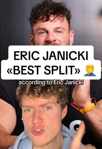 BEST SPLIT FOR MUSCLE GROWTH w/Eric Janicki 💪🤔 #bodybuilding #fitness #gym #workoutsplit