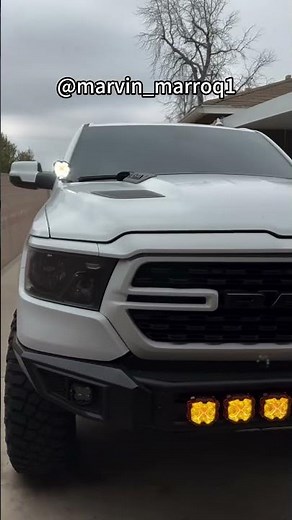 Make Ram 1500 a fresh look with Novsight X Series LED pod lights-Video from@marvin_marroq1