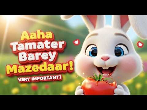 Aaha Tamater Barey Mazedaar 🍅🐰 |Nursery Rhyme For USA Kids 2026 | Koko Kids Rhymes
