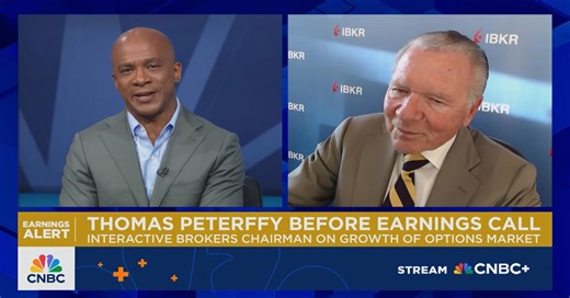 Customer margin loans are at an all-time high, says Interactive Brokers CEO Thomas Peterffy