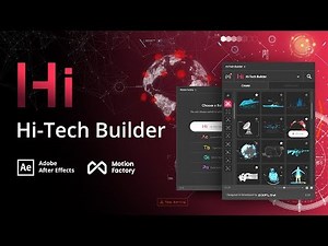 HiTech HUD & Infographic Builder For After Effects | Quantum Pack