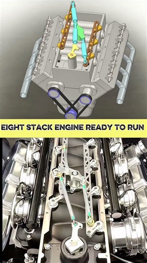The Ultimate V8 Sound & Response: Eight Stack ITB Engine #Shorts
