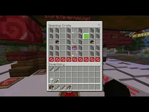 Opening a 2025 Christmas Crate Key on TavernMC