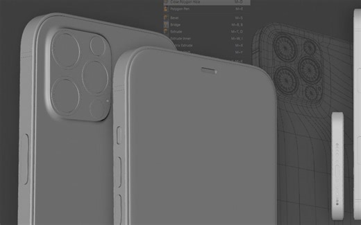 【C4D教程】超详细如何Iphone 12Por max手机建模教程