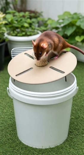 LOL! Tall trap worked, mouse shocked inside? Unexpected catch #FunnyMoments #MouseTrap #Viral